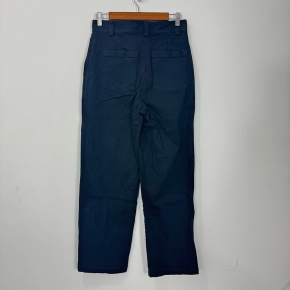 Aritzia Sunday Best High Rise Straight Tapered Leg Jeans Denim Black Size 6 - Picture 3 of 13